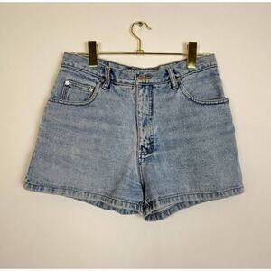 Y2K No Excuses Shorts Women's 11/12 100% Cotton Regular Fit Medium Wash‎ Denim